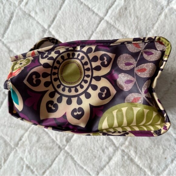 Vera Bradley | "Plum Crazy" Insulated Lunch Tote - Picture 5 of 13